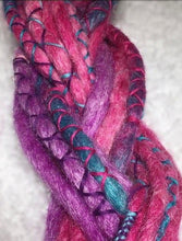 Load image into Gallery viewer, Pink, Blue &amp; Purple  Double Ended Synthetic Dreadlocks.
