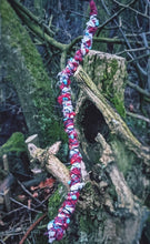 Load image into Gallery viewer, Red &amp; Blue Funky Caterpillar Dreadlock Wrap
